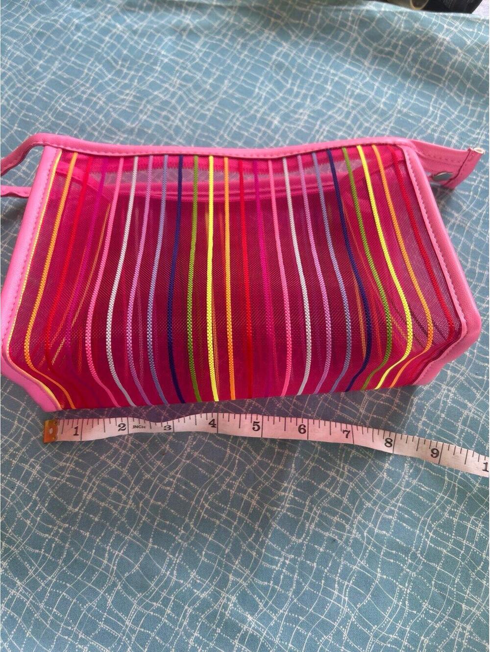 D121 make up bag organizer pink colorful new